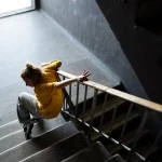 chute escalier
